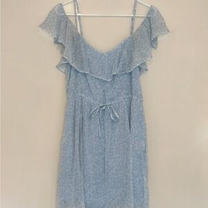 Abercrombie & Fitch Light Blue Floral Dress
